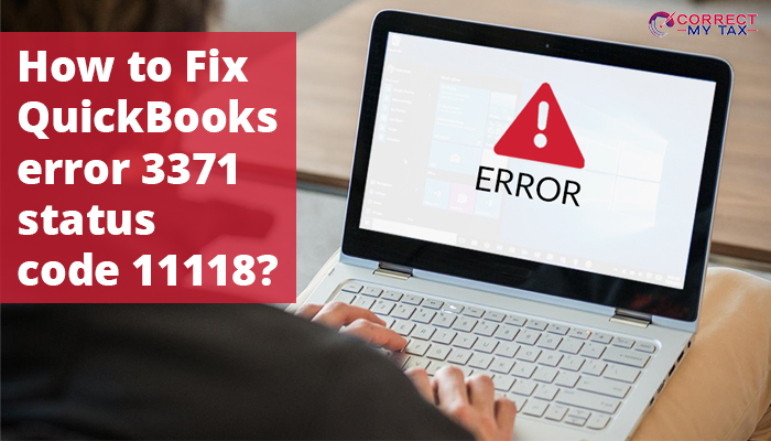 How to Fix QuickBooks error 3371 status code 11118